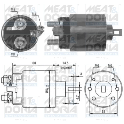 Solenoid Switch, starter